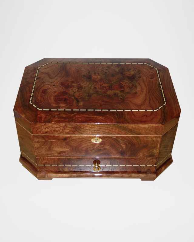 Inlaid Wood Jewelry Box